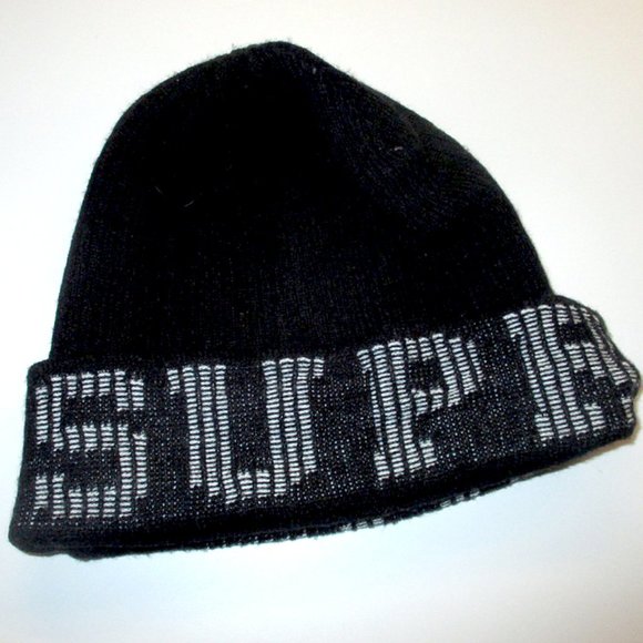 Supreme Grid Logo Beanie Black 